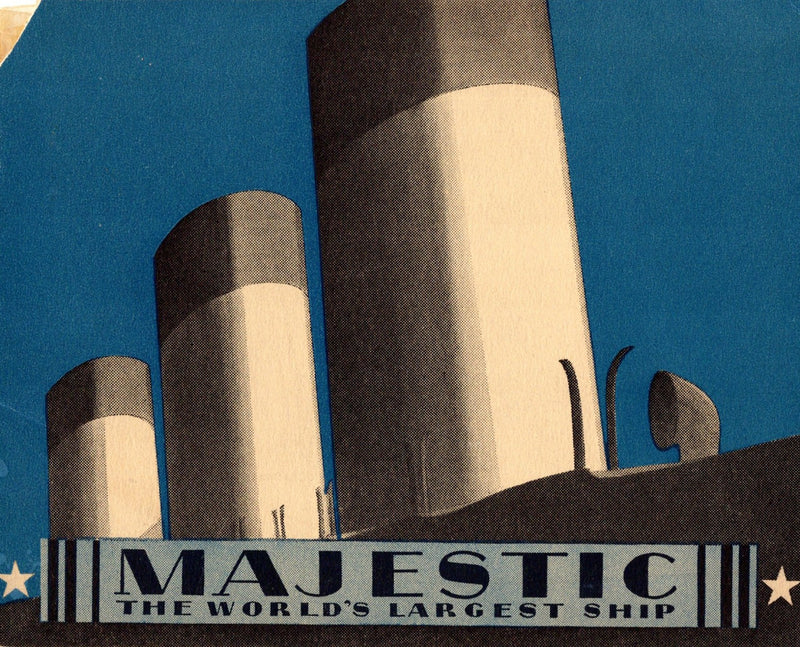 MAJESTIC: 1922 - Snazzy First Class interiors brochure