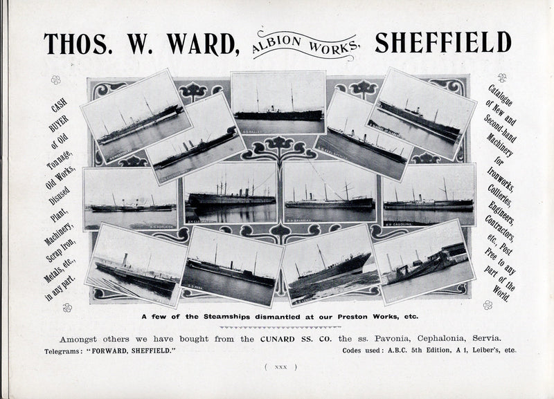 Various: pre-war - 1902 Cunard "Illustrated Souvenir" w/ 114 pages