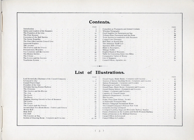 Various: pre-war - 1902 Cunard "Illustrated Souvenir" w/ 114 pages