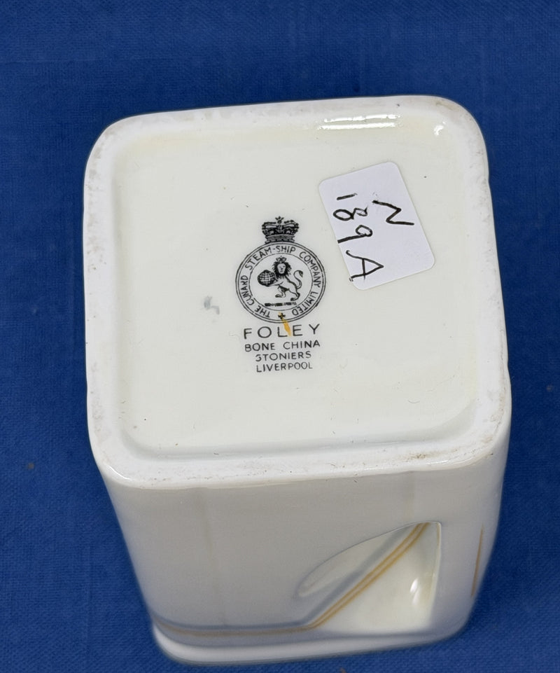 Various Ships - Cunard "cubeware" Ivoryware milk pitcher