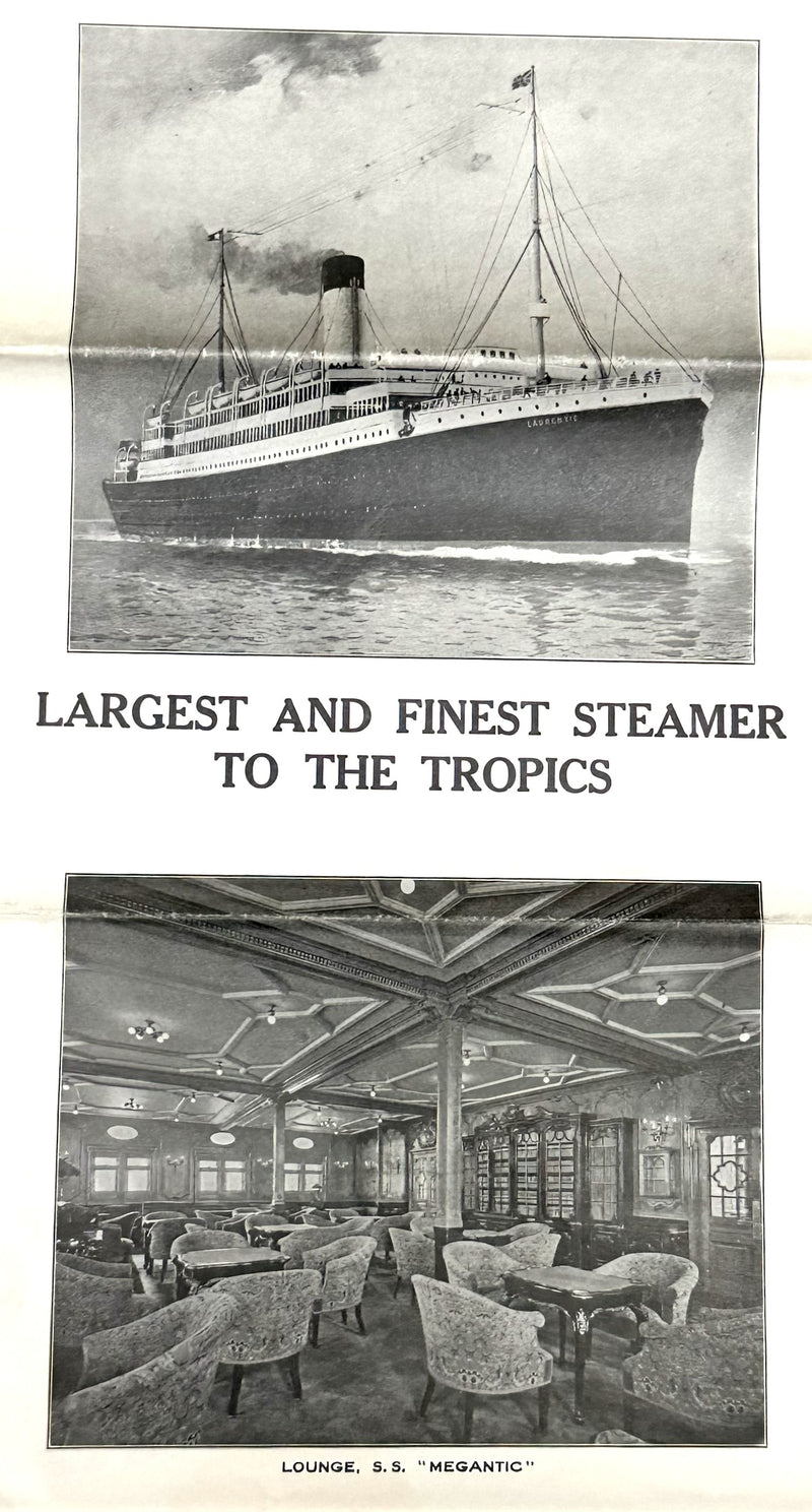 MEGANTIC: 1909 - Cruise plan w/ Cabin & Second from 1921