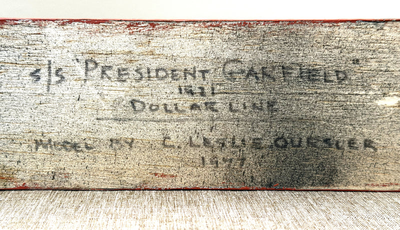 PRESIDENT GARFIELD: 1921 - Custom-made model in 1:300th scale