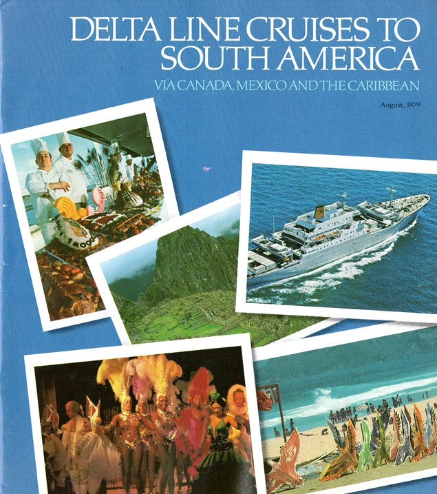 SANTA MAGDALENA Class - 1979 Delta Line brochure w/ plans & interiors