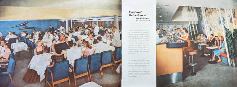 BRAZIL, URUGUAY & ARGENTINA - Deluxe 1948 color interiors & destinations brochure