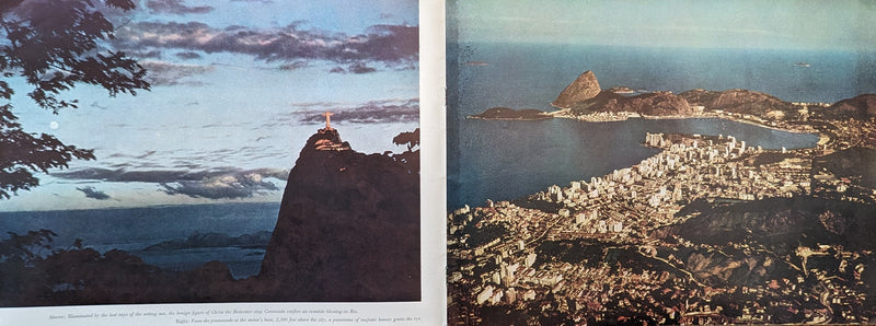 BRAZIL, URUGUAY & ARGENTINA - Deluxe 1948 color interiors & destinations brochure