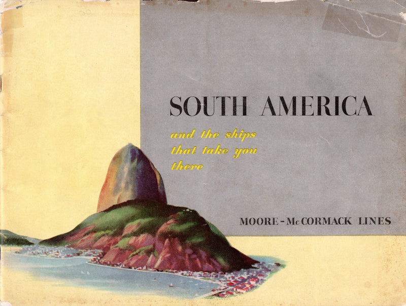 BRAZIL, URUGUAY & ARGENTINA - Deluxe 1948 color interiors & destinations brochure