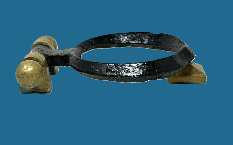 FRANCE: 1962 - Original wrought iron knocker from First Class Patio doors