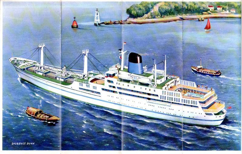 CENTAUR: 1964 - Pre-maiden intro brochure w/ deck plans