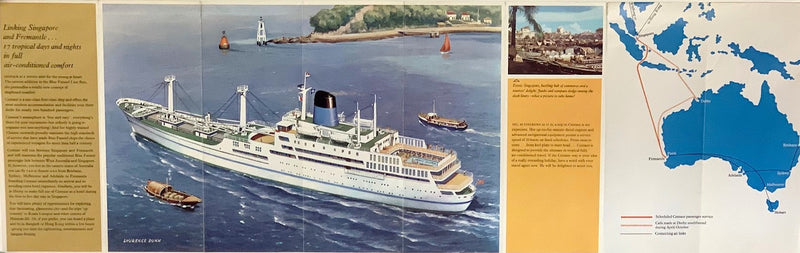 CENTAUR: 1964 - Pre-maiden intro brochure w/ deck plans