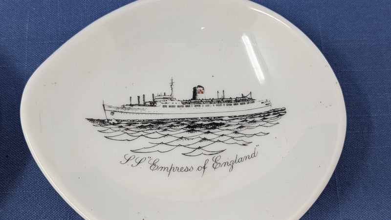 EMPRESS OF BRITAIN & EMPRESS OF ENGLAND - Matching bone china pin dishes