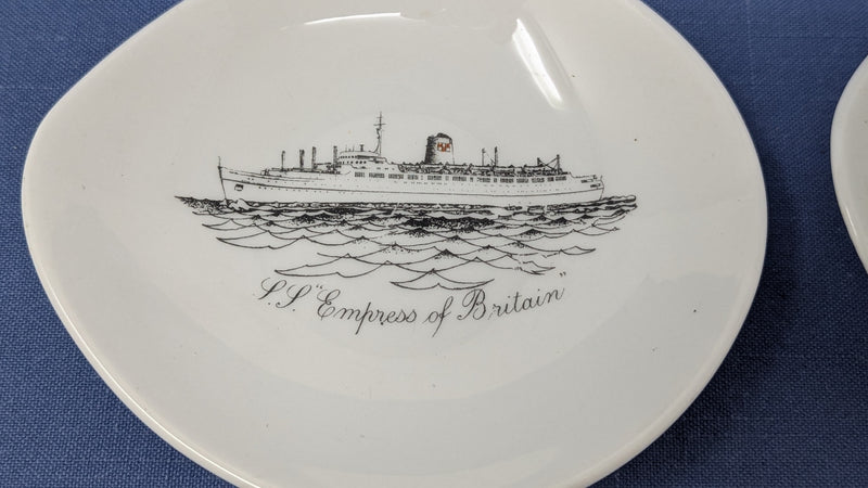 EMPRESS OF BRITAIN & EMPRESS OF ENGLAND - Matching bone china pin dishes