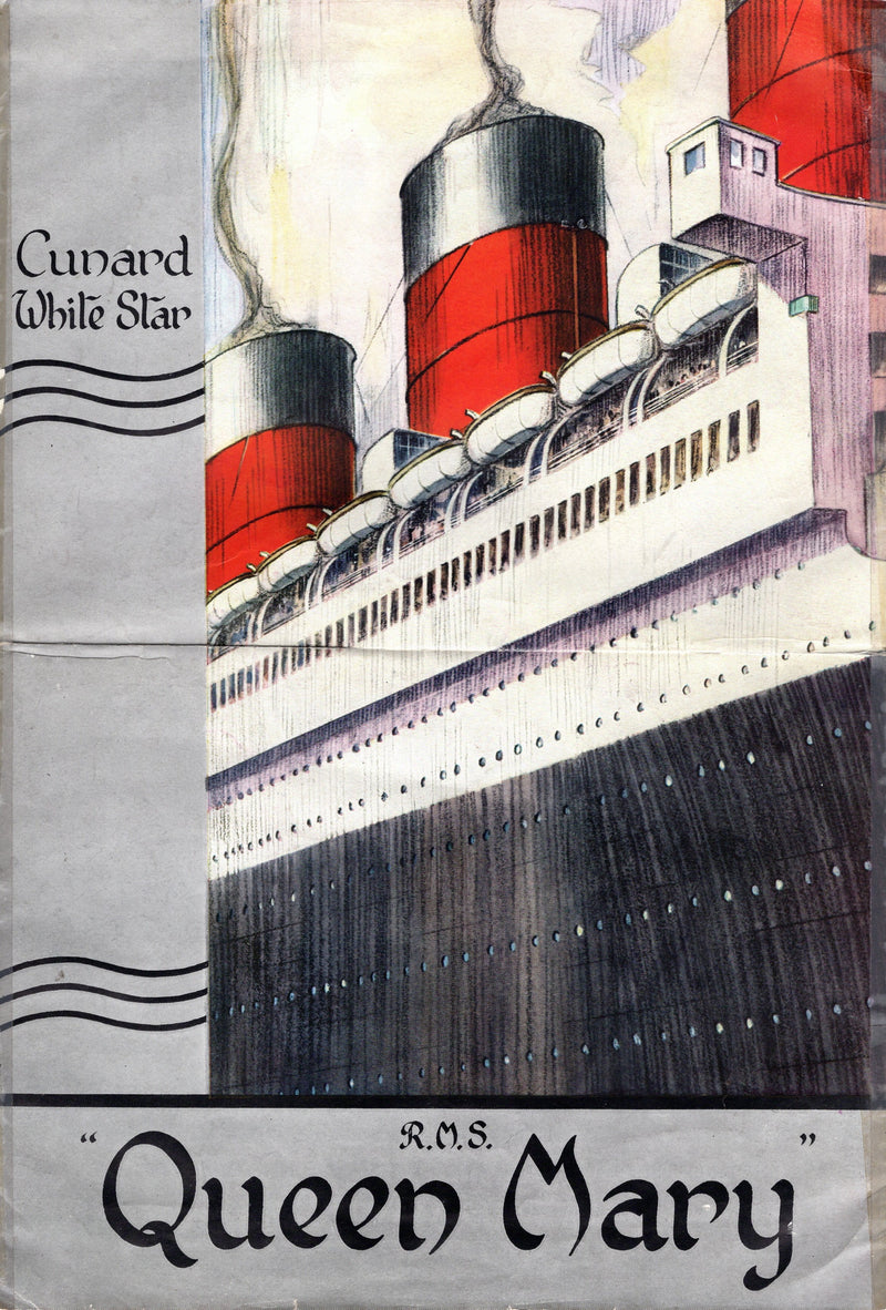 QUEEN MARY: 1936 - Famed 1936 cutaway brochure