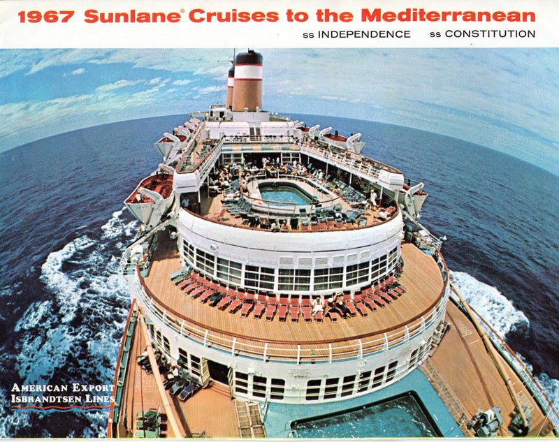 INDEPENDENCE & CONSTITUTION: 1951 - Mediterranean cruises 1967