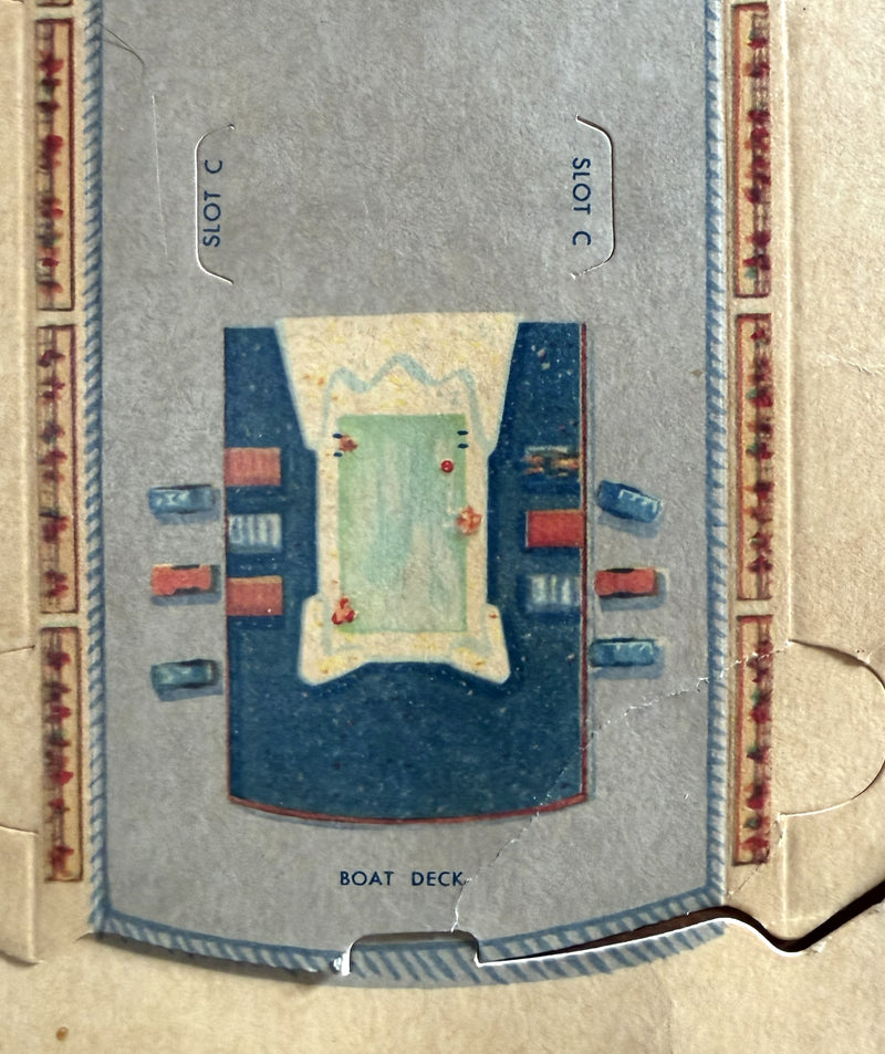 MARIPOSA & MONTEREY: 1952 - Cut-out paper model from gift shop