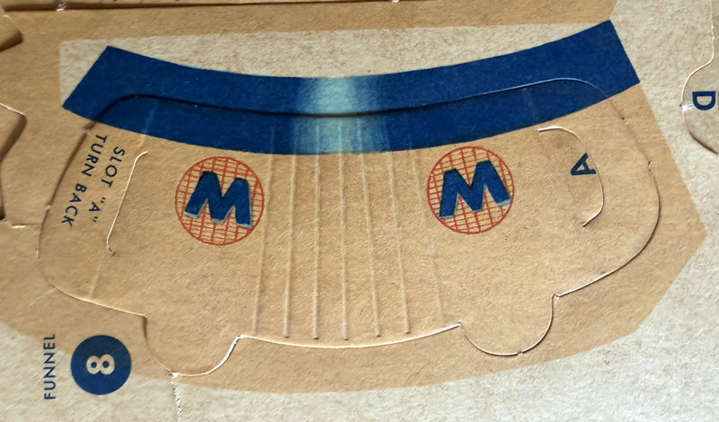 MARIPOSA & MONTEREY: 1952 - Cut-out paper model from gift shop