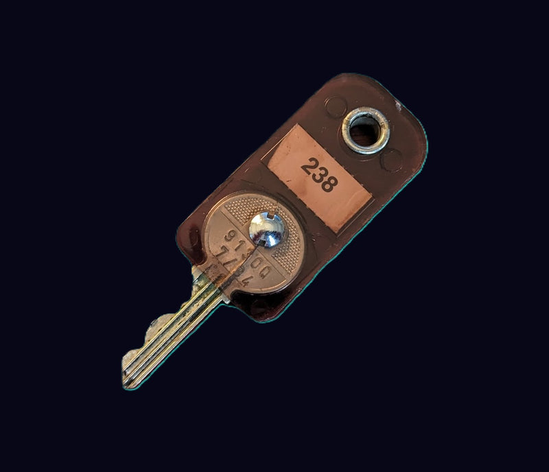 EUROPA: 1982 - Snazzy key & tag to cabin #238