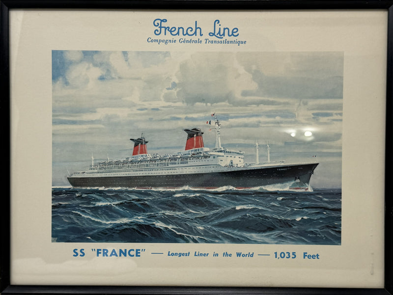 FRANCE: 1962 - Framed Marin Marie agency portrait