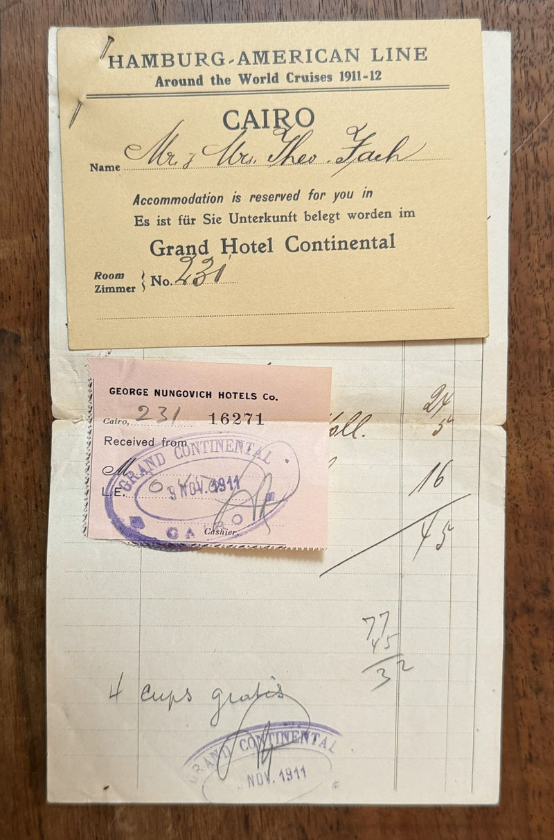 CLEVELAND: 1909 - Special folder w/ ATW souvenirs from 1911-1912