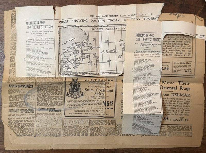 CLEVELAND: 1909 - Special folder w/ ATW souvenirs from 1911-1912