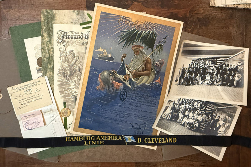 CLEVELAND: 1909 - Special folder w/ ATW souvenirs from 1911-1912