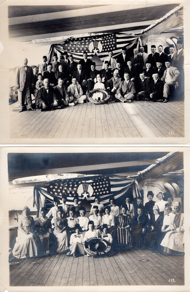 CLEVELAND: 1909 - Special folder w/ ATW souvenirs from 1911-1912