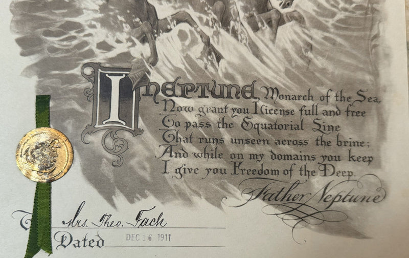 CLEVELAND: 1909 - Special folder w/ ATW souvenirs from 1911-1912