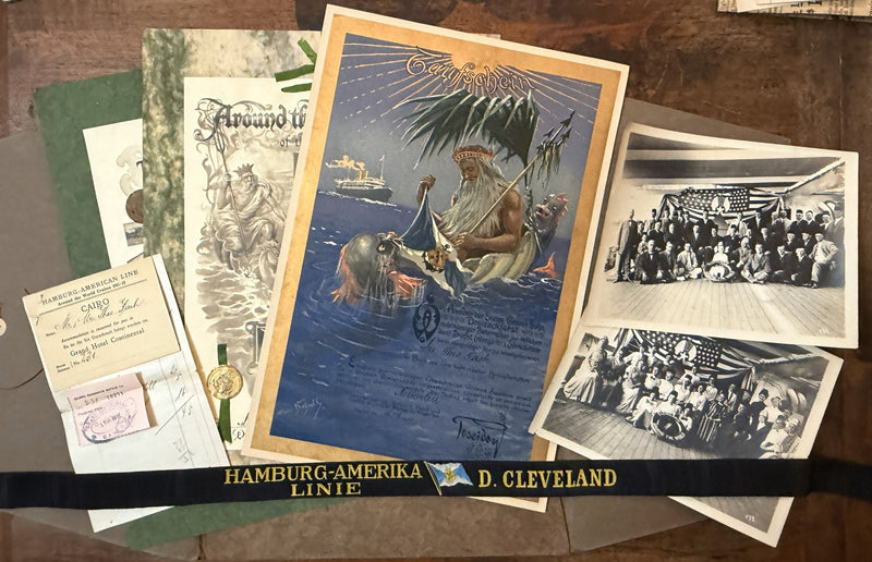 CLEVELAND: 1909 - Special folder w/ ATW souvenirs from 1911-1912