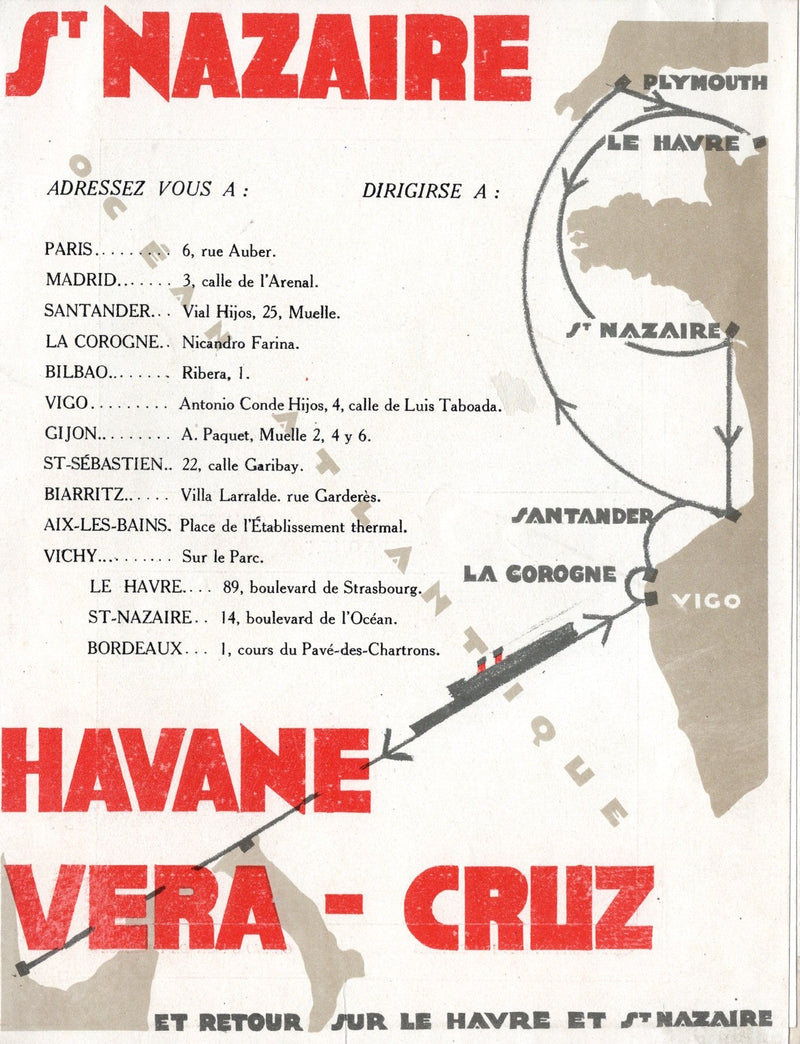 ESPAGNE, LAFAYETTE & CUBA - Art deco interiors brochure