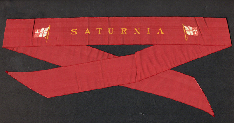 SATURNIA: 1927 - Gala night hat ribbon