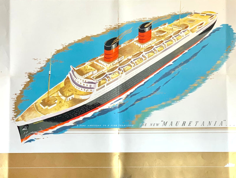 MAURETANIA: 1939 - Deluxe & super-sized 1939 intro brochure