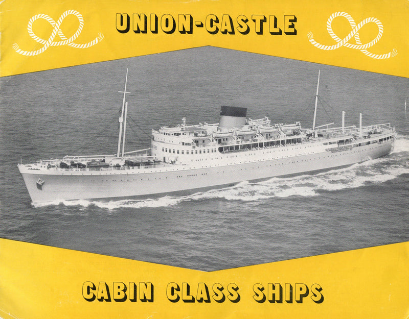 Various Ships - 1958 Union-Castle Cabin Class ships interiors