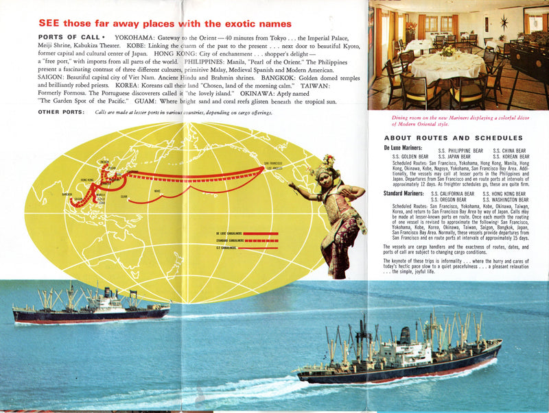 Various Ships - Pacific Far East Line comboliners