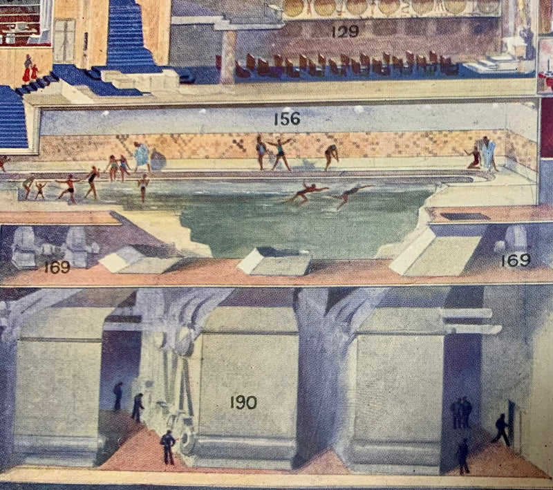 NORMANDIE: 1935 - Famed Sebille cutaway