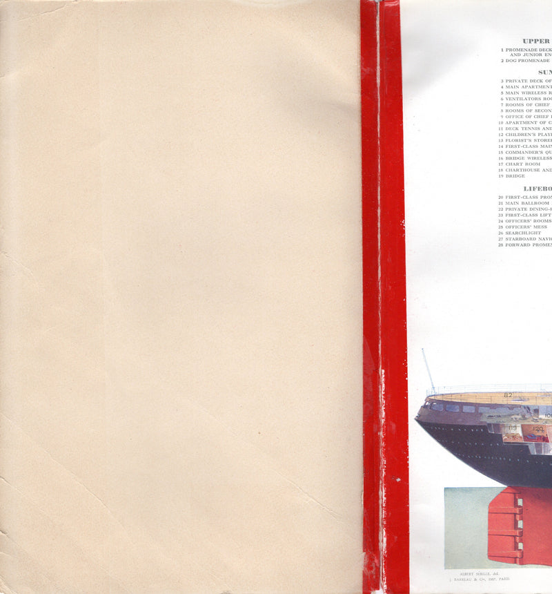NORMANDIE: 1935 - Famed Sebille cutaway