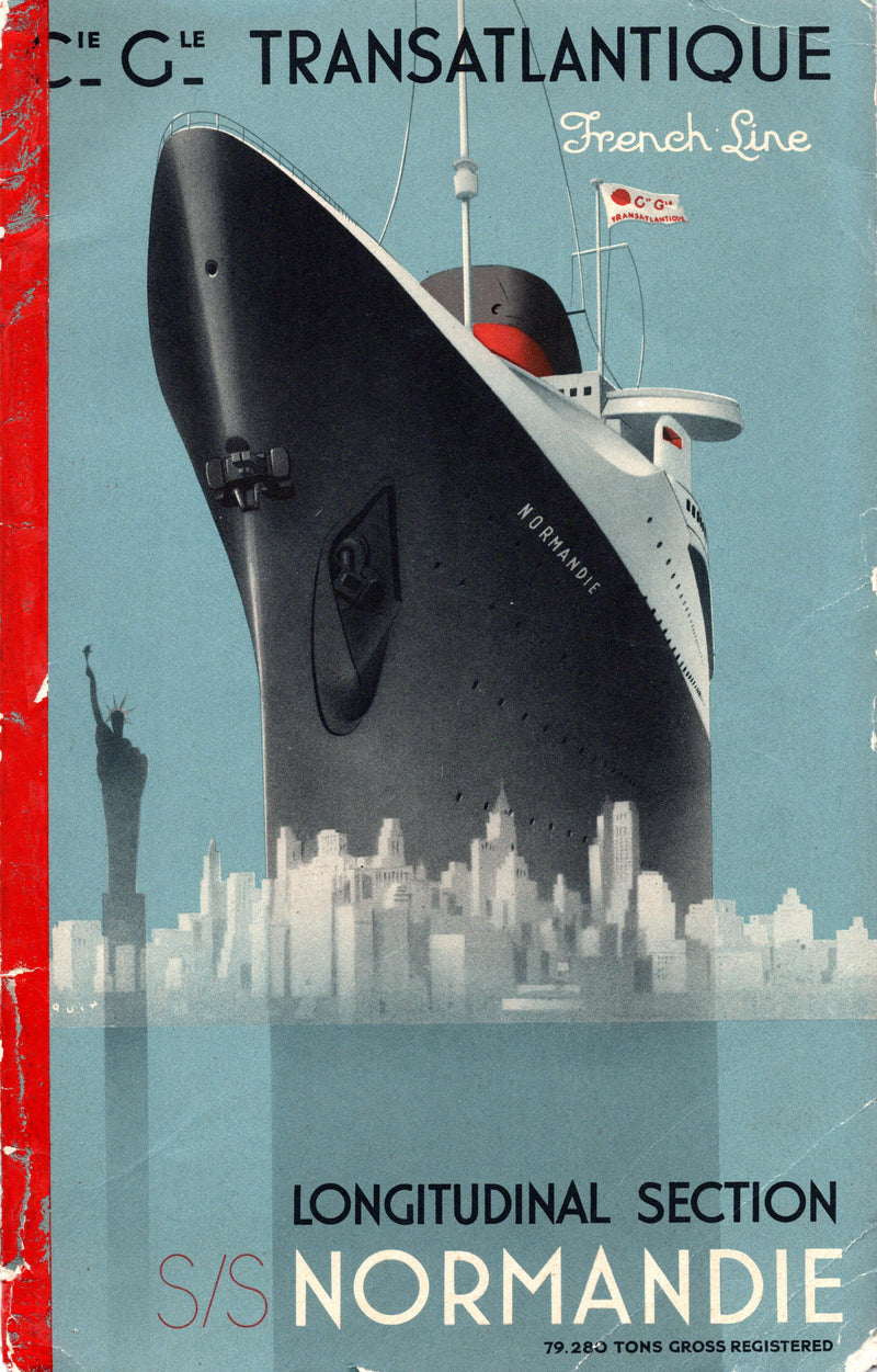 NORMANDIE: 1935 - Famed Sebille cutaway