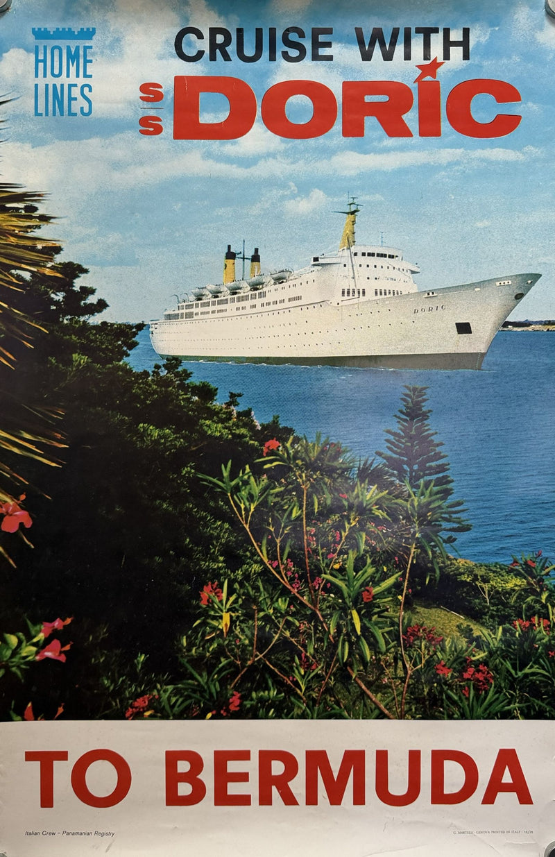 DORIC: 1964 - Travel agency poster