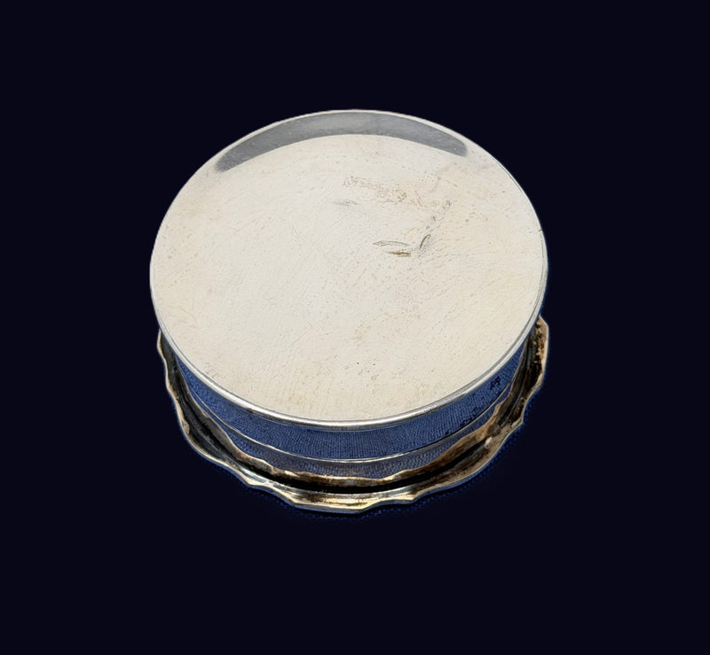 ORDUNA: 1914 - Silverplated, souvenir pill box