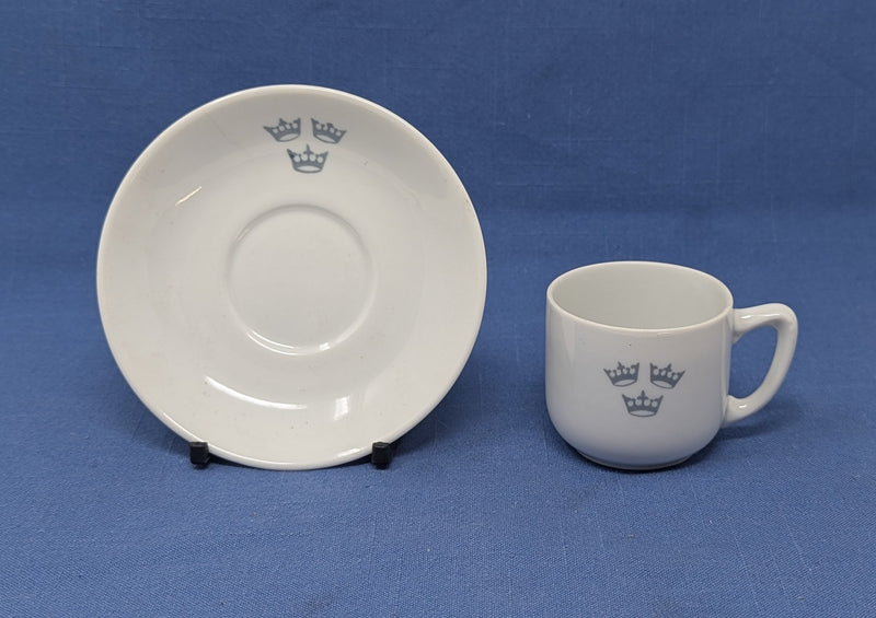 Various Ships - Swedish American Line demi cup & saucer
