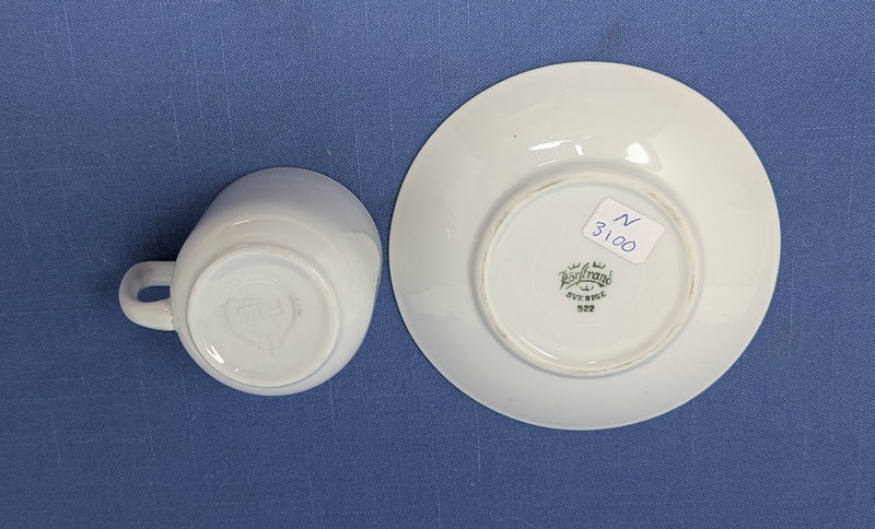 Various Ships - Swedish American Line demi cup & saucer