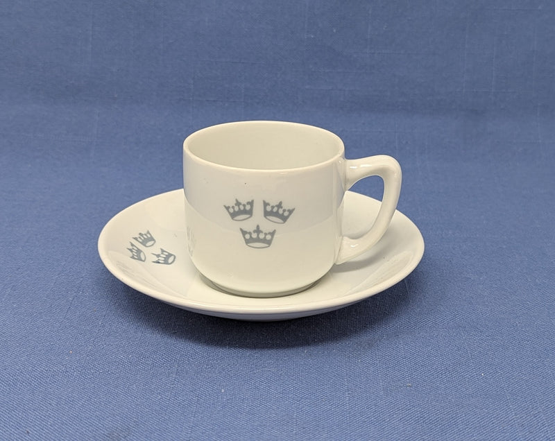 Various Ships - Swedish American Line demi cup & saucer