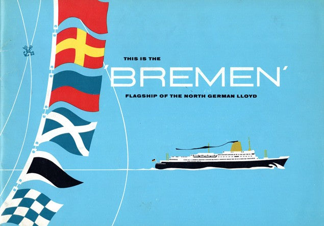 BREMEN: 1939 - Deluxe pre-maiden interiors brochure from 1959