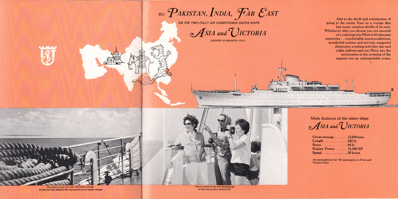 Various Ships - 1966 Lloyd Triestino fleet brochure
