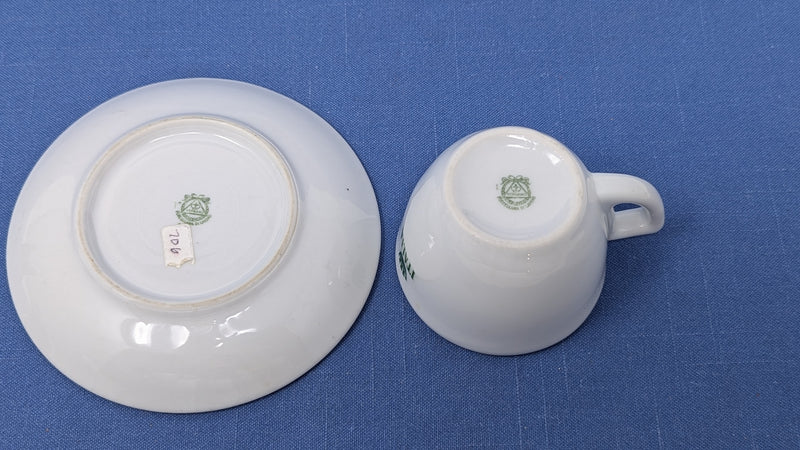 Various Ships - Italian Line Tourist Class demi cup & saucer