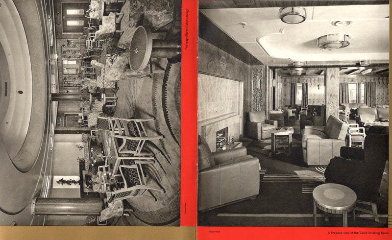 MAURETANIA: 1939 - Ultra-deluxe intro brochure from 1939