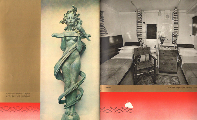 MAURETANIA: 1939 - Ultra-deluxe intro brochure from 1939