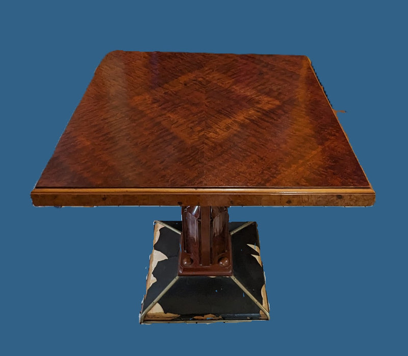QUEEN MARY: 1936 - Deco lounge table w/ beautiful veneers