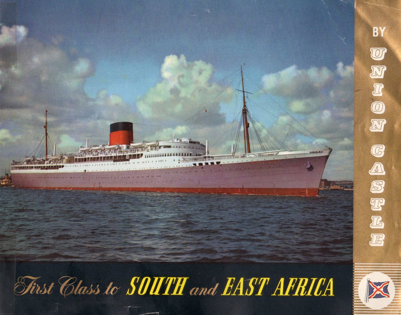 Various Ships - Deluxe Union-Castle First Class interiors brochure from mid-1950s