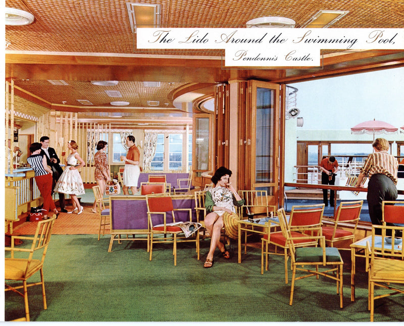 Various Ships - Deluxe 1959 Union-Castle First Class interiors brochure