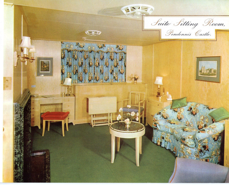 Various Ships - Deluxe 1959 Union-Castle First Class interiors brochure