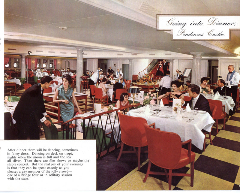 Various Ships - Deluxe 1959 Union-Castle First Class interiors brochure